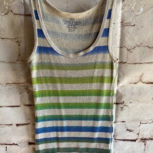 Women's Faded Glory Striped Tank Top - Size M